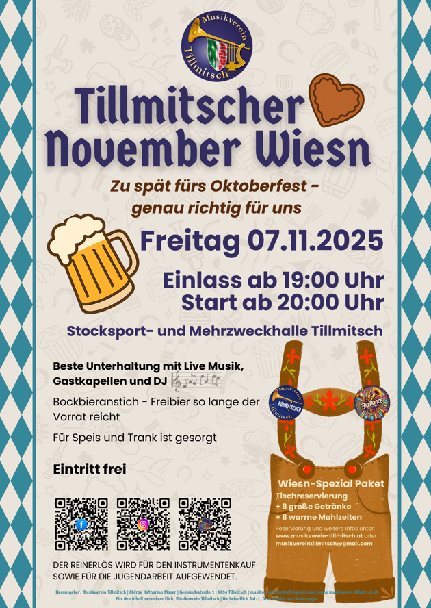Tillmitscher November Wiesn